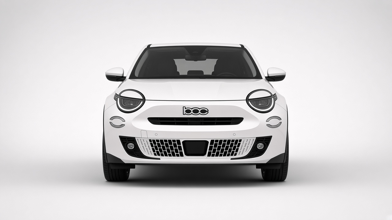 Fiat 600e — Отпред