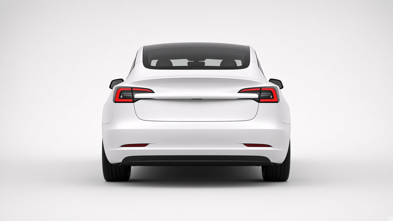 Tesla Model 3 Performance — Rear