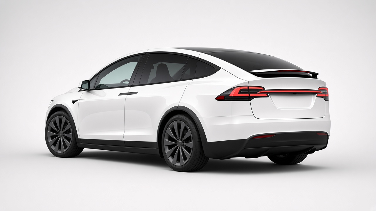 Tesla Model X Long Range — Отзад