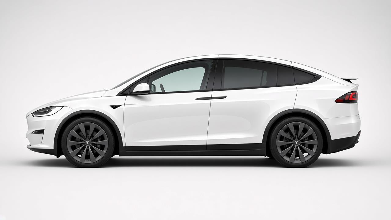 Tesla Model X Long Range — Отляво