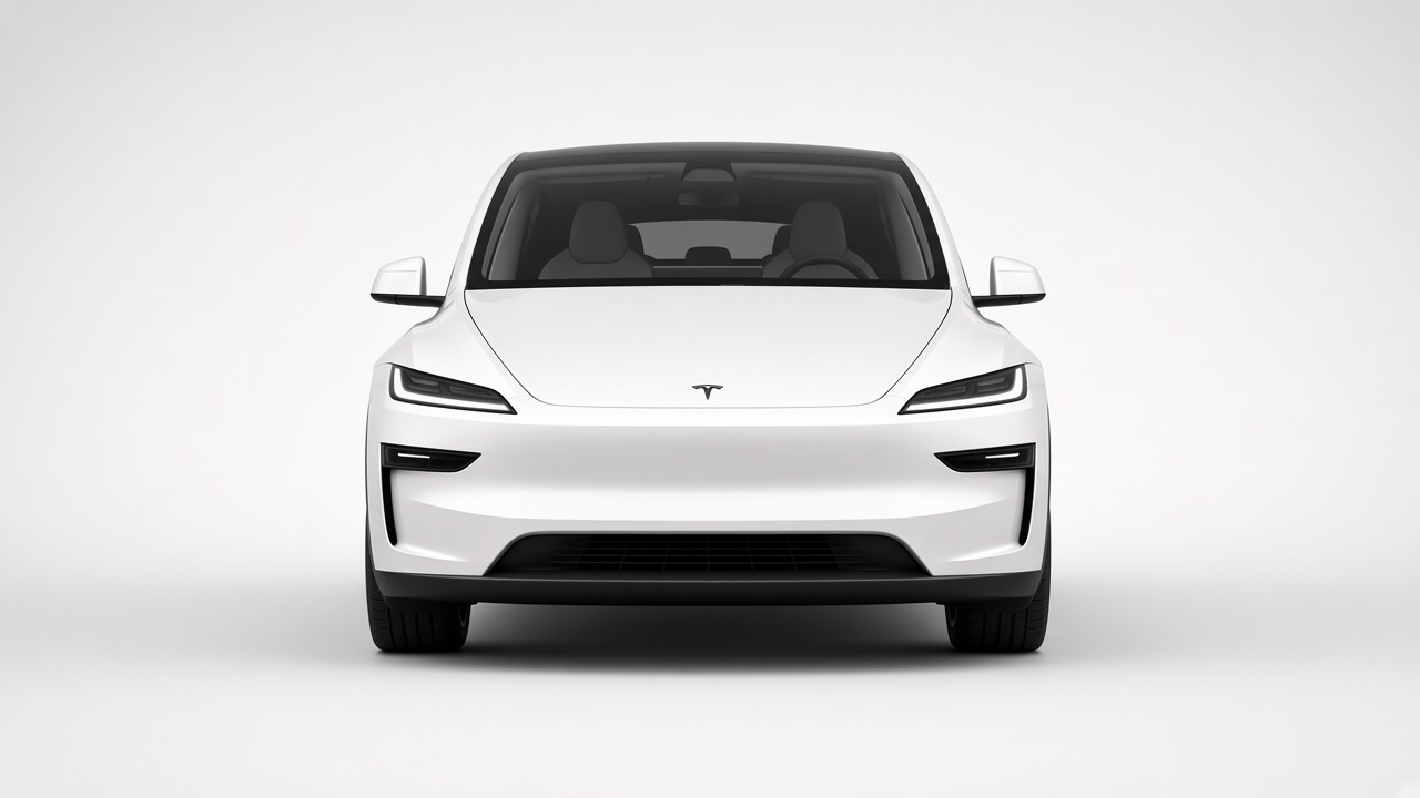 Tesla Model Y Long Range — Отпред